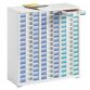 White filing cabinet Clen 3 columns 45 drawers 6 cm