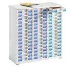 Comptoir CLEN équipé de 45 tiroirs 6 cm