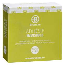 Ruban adhésif Bruneau invisible - Largeur 19 mm x longueur 33 m