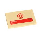 Notes repositionnables jaunes Bruneau - bloc de 100 feuilles