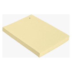 Gele herpositioneerbare notes Bruneau  - 1 blok van 100 vellen