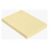 Block 100 yellow repositionable notes Bruneau 75 x 100 mm