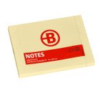 Blocco appunti 100x75 mm riposizionabili giallo 100 ff Bruneau