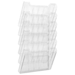 Trieur mural 6 cases plastique Exacompta horizontal