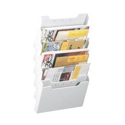 Trieur mural 6 cases plastique Exacompta horizontal