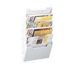 Trieur mural horizontal plastique Exacompta 6 compartiments 24 x 32 cm