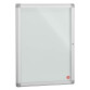 Indoor display case, alu 9 sheets, metallic bottom