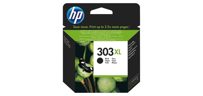 Cartouche HP 303XL haute capacité noire pour imprimante jet d'encre