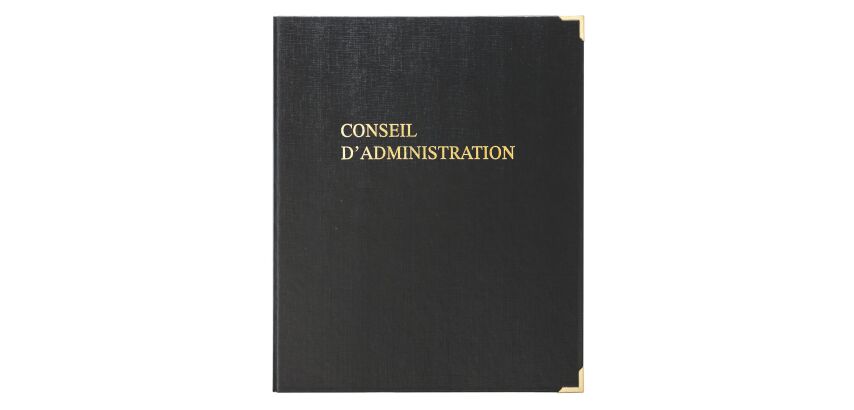 Reliure légale et obligatoire conseil d'administration Le Dauphin 922, 21 x 29,7 cm 100 pages