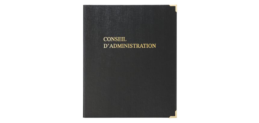 Reliure conseil d'administration Le Dauphin