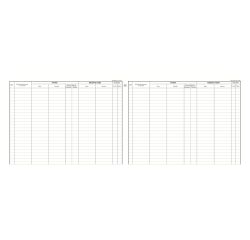 Registre des visites Exacompta 6430E, 24 x 32 cm 80 pages