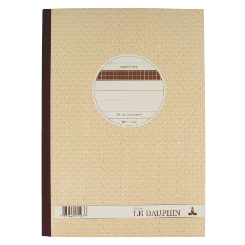 Manifold Le Dauphin 1123 - 50 pages 21 x 29,7 cm Autocopiant 3 exemplaires