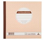 Cahier de livraison Manifold Le Dauphin autocopiant 21 x 21 cm 50 pages double exemplaires
