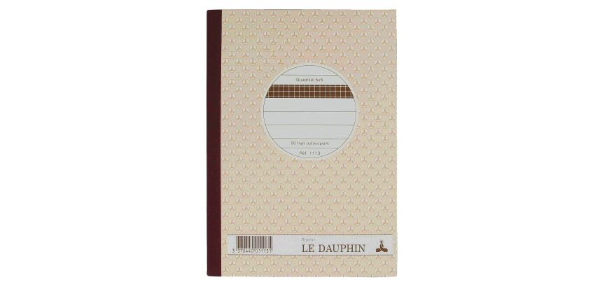 Cahier Manifold Le Dauphin autocopiant 14,8 x 21 cm 50 pages triple exemplaires