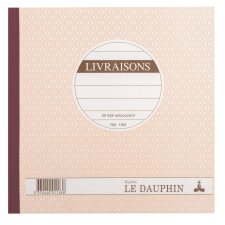 Cahier de livraison Manifold Le Dauphin autocopiant 21 x 21 cm 50 pages triple exemplaires