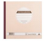 Cahier de livraison Manifold Le Dauphin autocopiant 21 x 21 cm 50 pages triple exemplaires