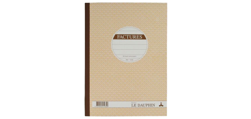 Cahier de facture Manifold Le Dauphin autocopiant A4 50 pages double exemplaires