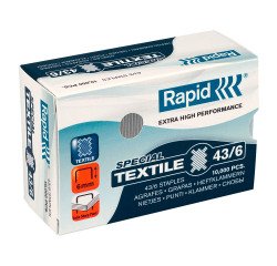 Grapas Rapid 43/6 Super Strong Textiles