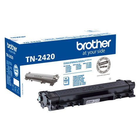 Pack 2 toners Brother TN2420 voor laserprinter