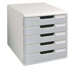 Module de classement Exacompta Modulo 5 tiroirs couleur