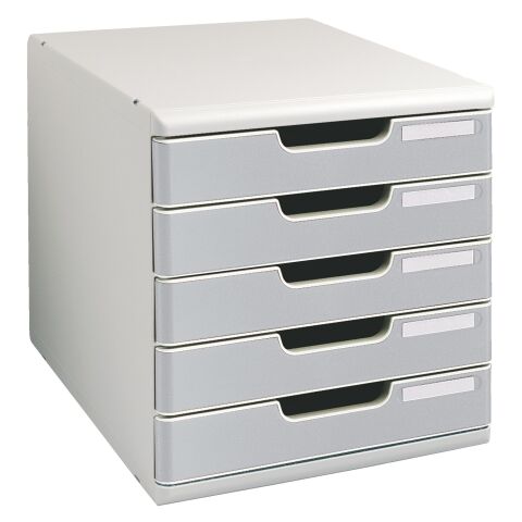 Módulo de clasificación 5 cajones Gris