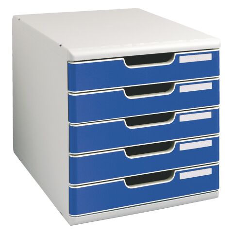 Módulo de clasificación 5 cajones Azul
