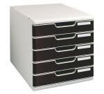 Modulo de clasificación Exacompta aplilable 5 cajones