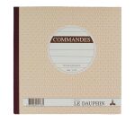 Cahier de commande Manifold La Dauphin autocopiant 21 x 21 cm 50 pages triple exemplaires