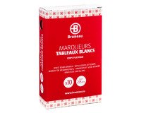 Uitwisbare markeerstift Bruneau spitse punt 2 tot 3 mm plastic behuizing