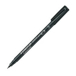 Permanentfilzstift Staedtler Lumocolor 310 CD/DVD mit Kappe, Spitze 0,4 mm, schwarz