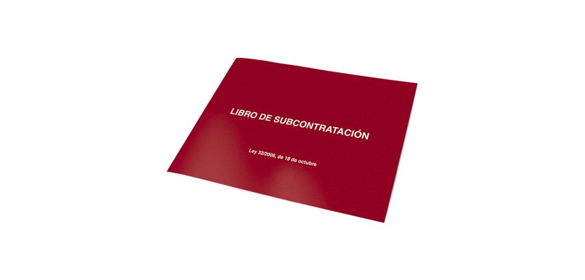 Libro de subcontratación Castellano A4 Dohe