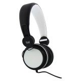 Casque multimedia pliable be-color blanc/noir