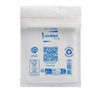 Pochette à bulles d'air kraft blanc 110 x 160 mm - Carton de 200