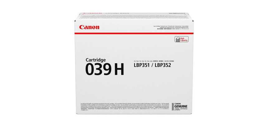 Canon 039H tóner original negro de alta capacidad (25 000 páginas)