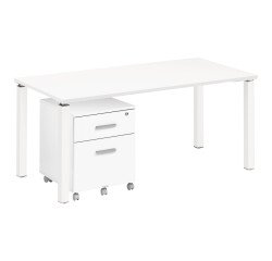 <div>Eden office set L 160 cm + Eden mobile pedestal with 2 drawers</div>