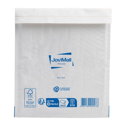 Mail Lite Padded Envelopes White 220 x 260 mm 92g - Pack of 100