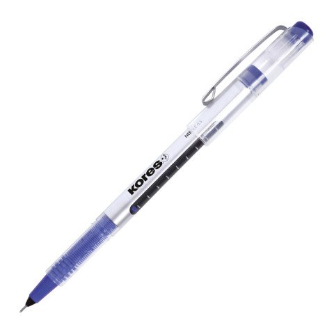 Roller tinta líquida punta aguja Kores Azul