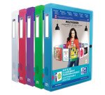 Chemise box translucide Polyvision personnalisable OXFORD 24 x 32 cm dos 4 cm couleur