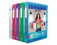 Carpeta de proyecto translúcida con gomas ELBA