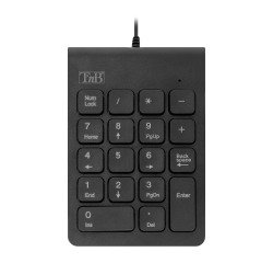 Teclado numérico con cable TnB para portátiles con teclas antideslizantes