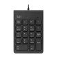 Keypad for notebook standard