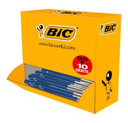Pak van 90 balpennen Bic M10 inklikbaar + 10 gratis 