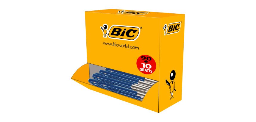 Pack de 90 bolígrafos Bic M10 retráctiles + 10 gratuitos