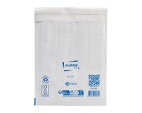 Bolsa con burbujas kraft blanco 180 x 260 mm 92 g - Caja de 100