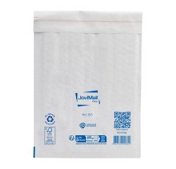 Bolsa con burbujas kraft blanco 180 x 260 mm 92 g - Caja de 100