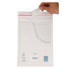 Pochette à bulles d'air kraft blanc 180 x 260 mm - Carton de 100