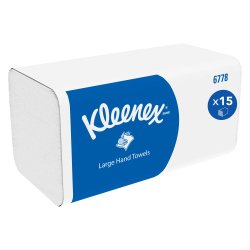 Behälter mit 1860 Handtüchern gewickelt gefaltet Kleenex Airflex Ultra