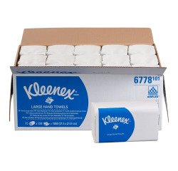 Gevouwen handdoekpapier Kleenex Airflex Ultra 6778 - Doos van 1860