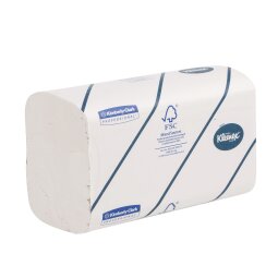 Box of 620 hand wipers z-folded Kleenex Airflex Ultra