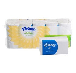 Papier essuie-mains pliage enchevêtré Kleenex Airflex Ultra – Blister de 620